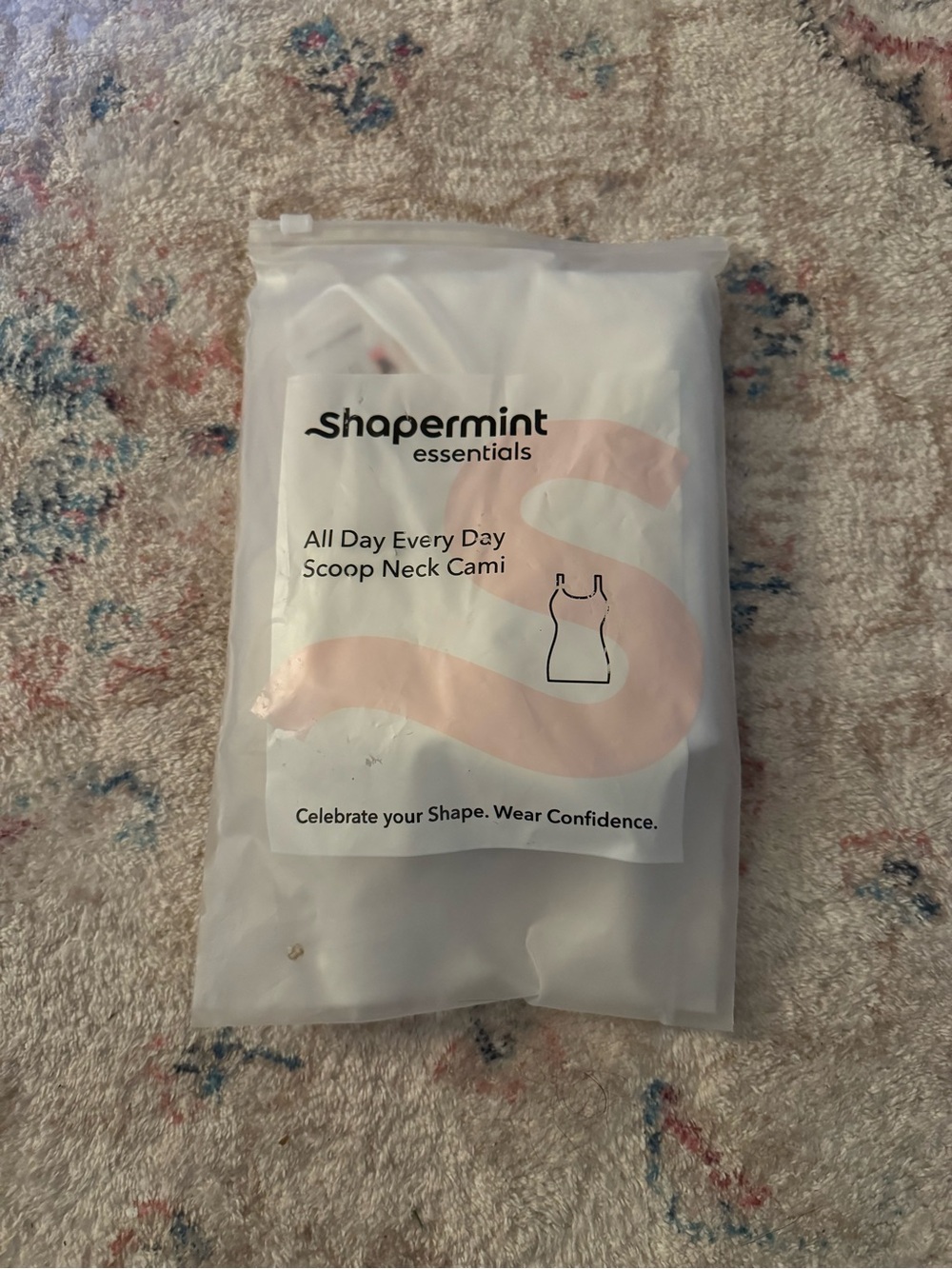 Shapermint White Scoop Neck Cami New